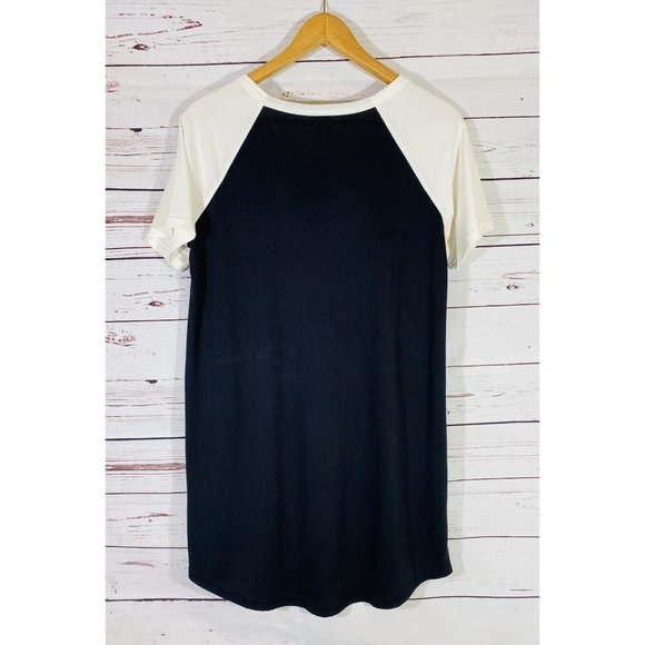 MLB Pittsburgh Pirates Womens Sleep Shirt Sz Medium Top Baseball Style Black - Picture 2 of 7